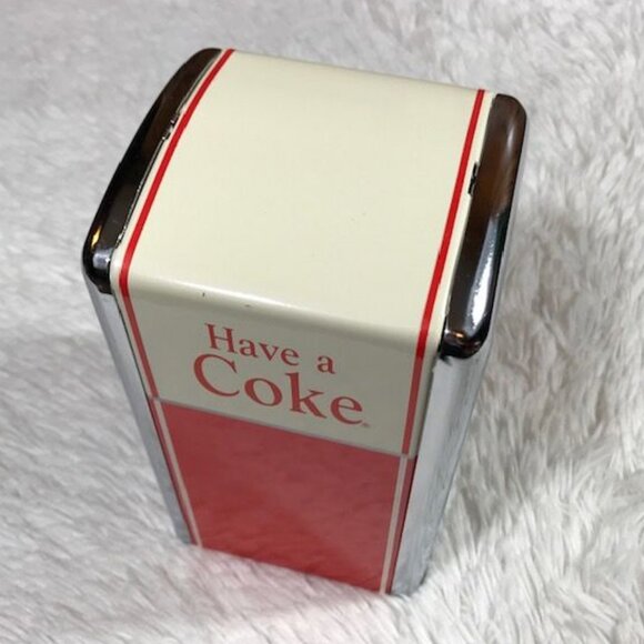 Vintage Coca-Cola 'Have a Coke' Metal Arch Top Napkin Dispenser - Picture 6 of 9